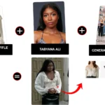 general hospital december 2025 tabyana ali ruffle top