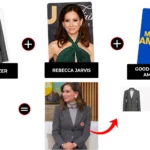 good morning america january 2026 rebecca jarvis grey flannel blazer