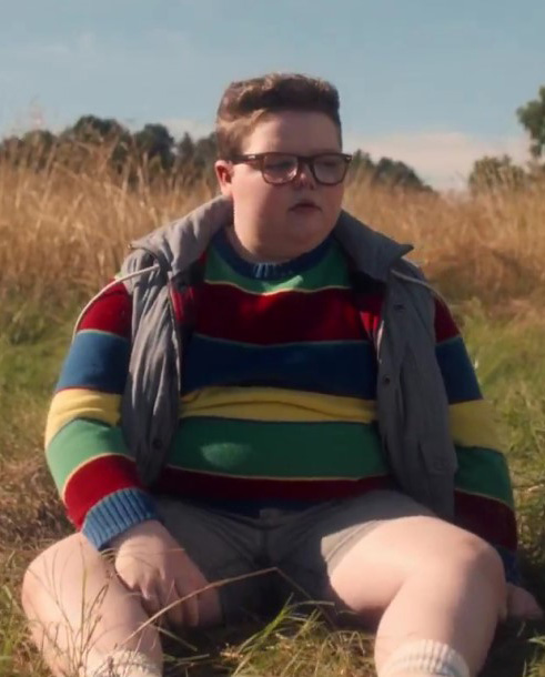 Stranger Things Season 05 Episode 05 Jake Connelly Striped Sweater
