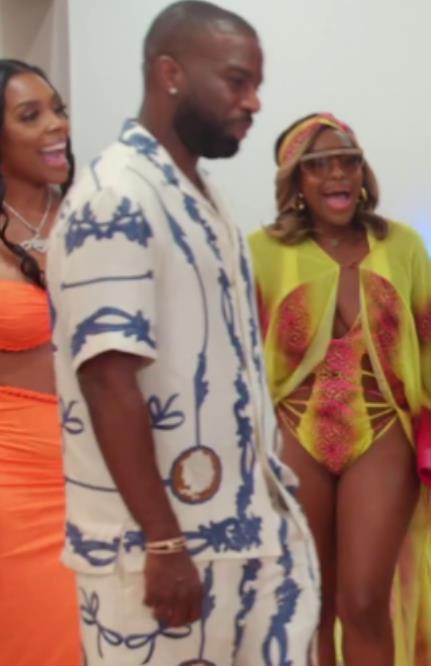 Married to Medicine Season 12 Episode 04 King Printed Silk Twill Shirt