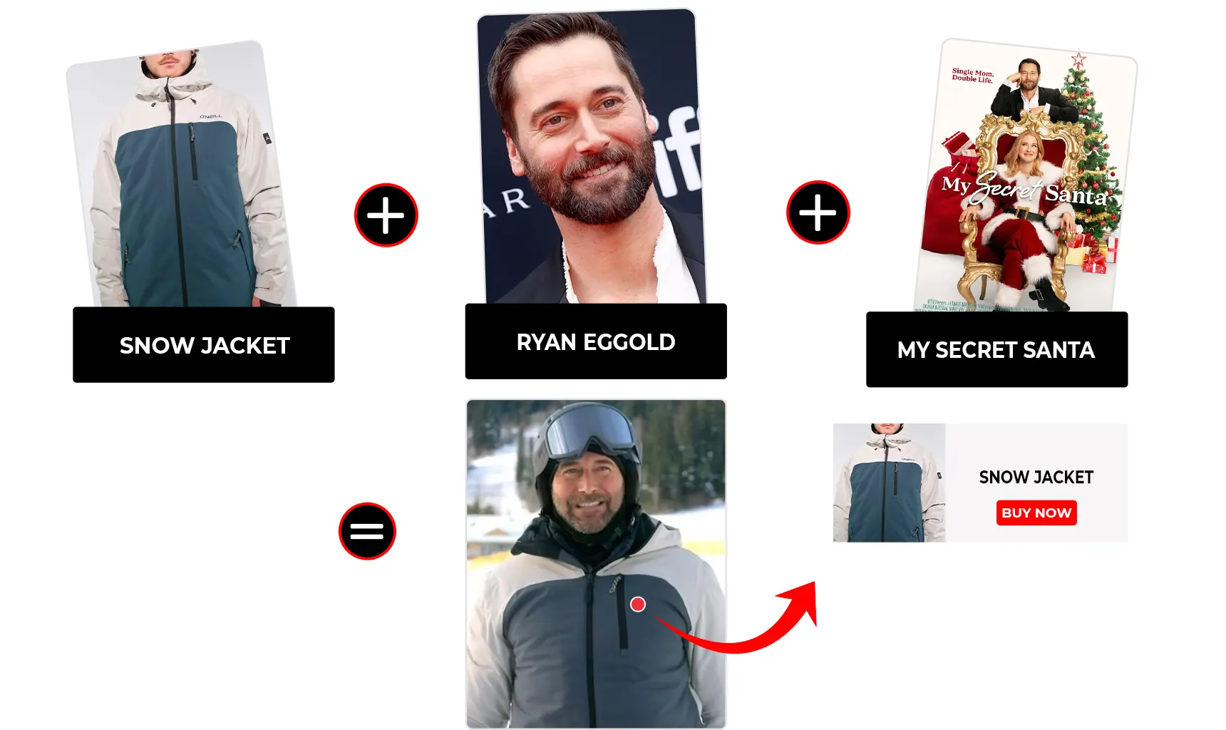 my secret santa ryan eggold snow jacket