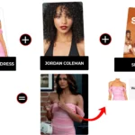 sistas s10 e01 jordan coleman ruched mini dress