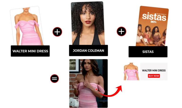 sistas s10 e01 jordan coleman ruched mini dress
