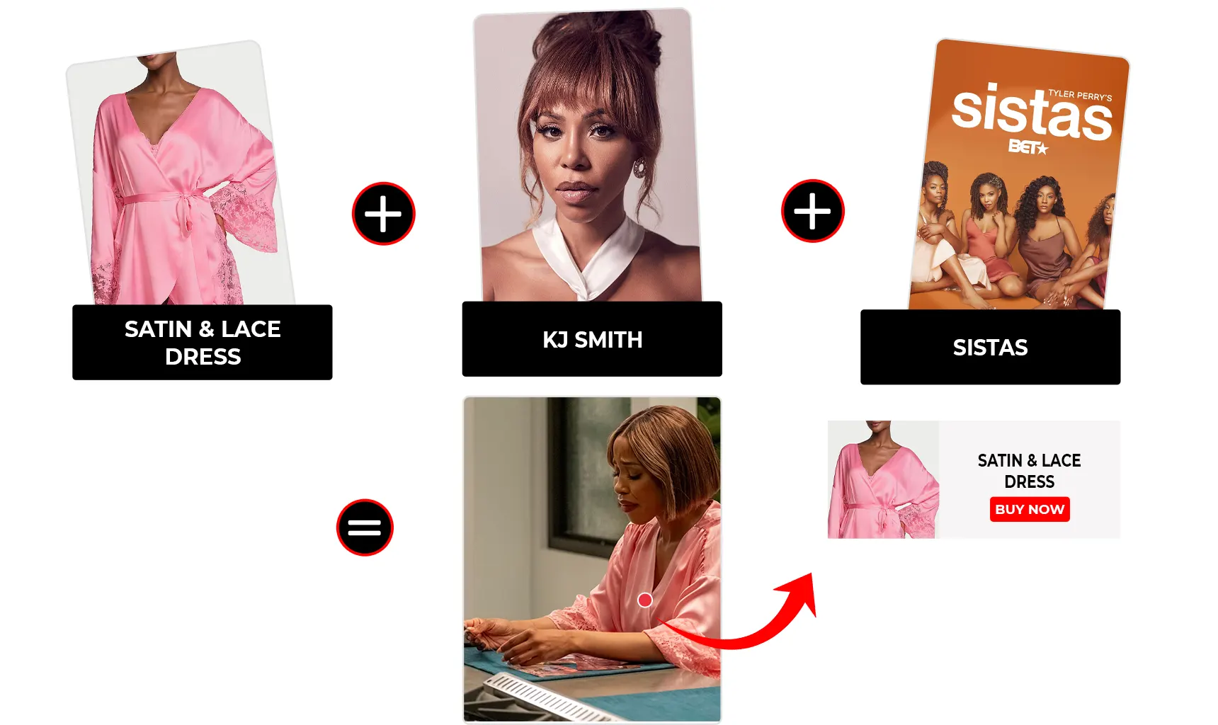 sistas s10 ep01 kj smith satin and lace robe