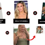 southern charm s11 e07 molly oconnell bustier midi dress