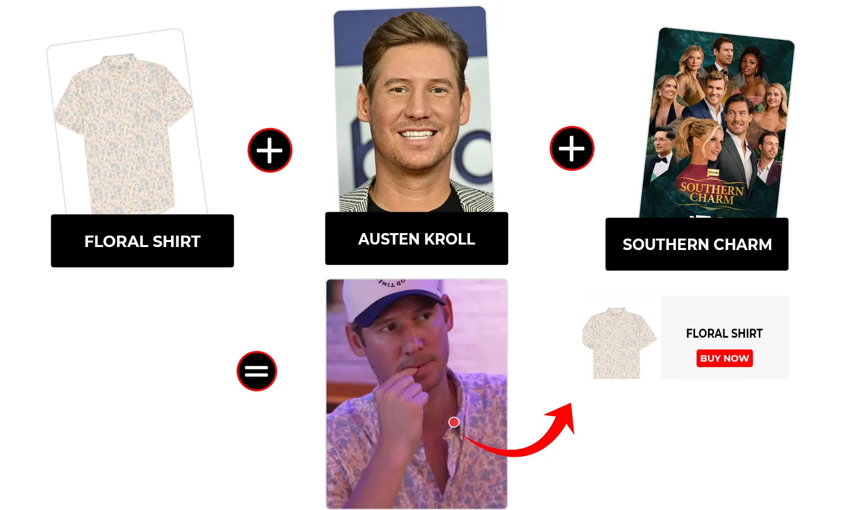 southern charm s11 ep07 austen kroll floral short sleeve shirt