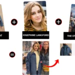 the other zoey josephine langford blue wool coat