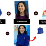 the today show january 2026 vicky nguyen printed smocked top