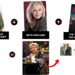 the young and the restless december 2025 beth maitland black silk kimono jacket