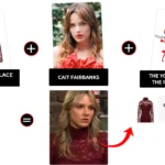 the young and the restless december 2025 cait fairbanks burgundy lace dress