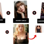 vanderpump rules s12 e04 audrey lingle premium black woven belt detail shift dress
